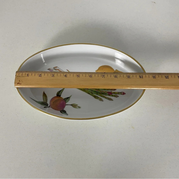 Royal Worcester Evesham Fine Porcelain Oven to Tableware Oval Serving Dish - Picture 5 of 7